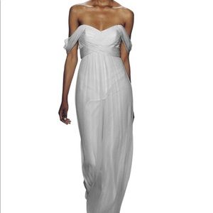 Amsale Silk Chiffon Dress